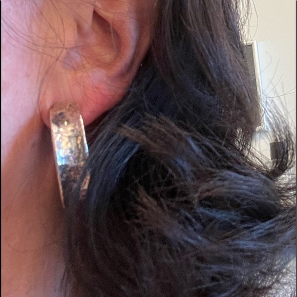 Simon Sebbag Designs Silver Hoop Earrings - Picture 15 of 16